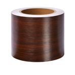 Dostear Soy ve Yapıştır Duvar Kenarlıkları Duvar Kağıdı Bordür Pencere Trim Kalıp Ayna Çerçeve Kiti Duvar Paneli Bülten Tahtası Kenarları Kahverengi Ceviz 20 cm X 500 cm