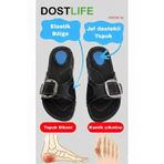 dostlife Anatomik Jelli Airmax Taban Hallux Valgus Kemik Çıkıntısı Topuk Dikeni Terlik