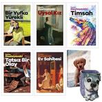 Dostoyevski Koleksiyonu 5 Kitap ve Dekoratif Köpek Kalemlik - Masum Köpek Planlama Defteri