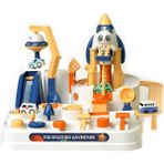 Dostoys Uzay Macerası - 3 Yaş ve Üzeri Çocuklar Için Mekanik Yarış Pisti ve Eğitici Oyuncak Seti