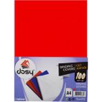 Dosy Cilt Kapağı A4 160 Micron 100 Lü Paket Kırmızı