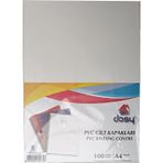 Dosy Cilt Kapağı Plastik Opak A4 Beyaz (100 Lü Paket)
