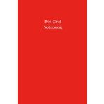 Dot Grid Notebook: A6 Paper (4x6), 5mm Spaced Dots, 100 Pages, Dotted White Paper, Red Cover