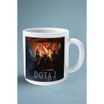 Dota Oyun Baskılı Kupa Bardak Çift Taraflı Baskı Kişiye Özel Model 2