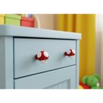 Dotta Design Mantar Kulp Çocuk Odası Kulpları Tekli 3x3x3 cm Plastik Eğlenceli Tasarım