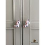 Dotta Design Unicorn Kulp - Çocuk Odası İçin 4x4x4 cm Plastik Kulplar Şık Tasarım Tekli
