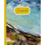 Dotted Journal “Abstract Landscape III”: Dotted Notebook, 110 pages, Polka dot, Hand-painted Abstract Landscape Motif, Inspiration & Creation, Planner, for Artists, for Work, School, Note Taking