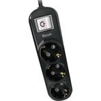 Dotvolt 3-lü Surge Hunter 350 Joules Akım Koruma Prizi 1.5 m Siyah Ups