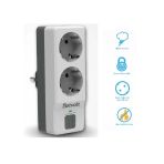 Dotvolt Surge Hunter 1050 Joule İkili Akım Korumalı Beyaz Anahtarlı Priz