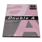 Double A 100'lü A4 80 gr Pastel Pembe Renkli Fotokopi Kağıdı
