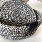 DOUBLE KNOT DESİGN Simli Parlak Gri Tress Supla Bardak Altlığı Set 7 Parça Hediyelik Anneler Günü