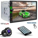 Double Teyp 7 4X65w Mırrorlınk Bt/Usb/Sd/Mp5/Aux/Fm Kameralı Mega Vm-1404