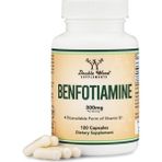 Double Wood Benfotiamine 300MG (120 Capsules) Usa Version 39. - Aromasız