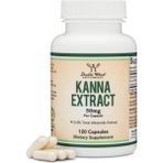 Double Wood Kanna Extract (Sceletium Tortuosum) - 50MG Per Capsules, 120 Capsul. - Aromasız