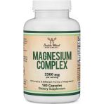 Double Wood Magnesium Complex Citrate Bisglycinate Taurate Malate L-Aspartate Orotate And Ascorbate 180 Caps