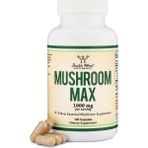 Double wood mushroom max komplex 1,000 mg Blend Of Top 10 Essential Lions Mane Turkey Tail Reishi Cordyceps Chaga Shitake Maitake K Trumpet