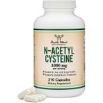 Double Wood Nac N-Acetyl Cysteine 1000MG Per Serving 210 Kapsul Abd