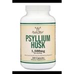 Double Wood Psyllium Husk (240 Capsul 1,500mg Per Serving) Natural and Soluble Fiber for Maintaining Regularity 3937 (Renksiz)