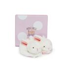 Doudou Hediye Kutulu Pembe Tavşan Panduf