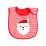 Doukesh Noel bebek önlüğü, Noel önlüğü bebek, Noel pamuk önlük, yıkanabilir bebek önlüğü, Noel bebek önlüğü, bebek için, D, Kırmızı, M
