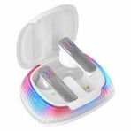 Douler Tws Beyaz Oyun Sporları Çift Modlu Stereo Gürültü Önleyici Kablosuz Bluetooth Kulaklık