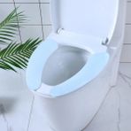DouranShop G Tarzı Evrensel Klozet Kapağı Örme Tuvalet Etiket Su Geçirmez Klozet Minderi Yıkanabilir Banyo Isıtıcı Tuvalet Kapağı Yastığı (Yurt Dışından) - Renkli