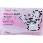 DouranShop No.1 Stili Yastık Kağıdı Otel Hastane Tek Kullanımlık Seyahat Biyobozunur On Taşınabilir Tuvalet Malzemeleri Tuvalet Paspas Saf Odun Hamuru (Yurt Dışından) - Renkli