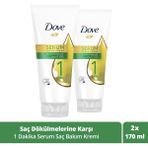 Dove 1 Minute Serum Saç Dökülmelerine Karşı 2x170 ml Saç Bakım Kremi