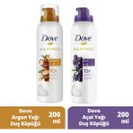 Dove 200 ml Argan Yağı + 200 ml Açai Yağı Duş Köpüğü