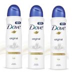 Dove 3x150 ml Original Kadın Deodorant
