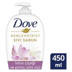 Dove 3x450 ml Lotus Çiçeği ve Pirinç Sütü Sıvı Sabun
