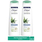 Dove Aloe Vera Kepek Karşıtı 2x400 ml Şampuan