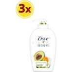 Dove Avokado Yağı ve Kalendula Özlü 3x500 ml Sıvı Sabun