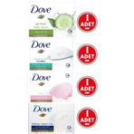 Dove Beauty Cream Bar 90 gr Pink + Micellar + Fresh Touch + Katı Güzellik Sabunu