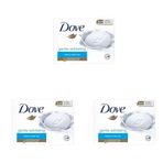 Dove Beauty Cream Bar Katı Güzellik Sabunu Gentle Exfoliating Nemlendirici Etkili, 90 g 3lü paket
