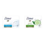 Dove Beauty Cream Bar Katı Güzellik Sabunu Gentle Exfoliating Nemlendirici Etkili, 90 g(1) Dove Beauty Cream Bar Katı Güzellik Sabunu Fresh Touch Nemlendirici Etkili, 90 g(1)