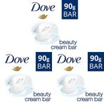 Dove Beauty Cream Bar Katı Güzellik Sabunu Original Nemledirici Etkili, 90 g 3lü paket