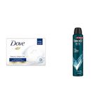 Dove Beauty Cream Bar Katı Güzellik Sabunu Original Nemlendirici Etkili, 4x90 g ve Rexona Men Erkek Sprey Deodorant Xtra Cool 72 Saat Kesintisiz Üstün Koruma 200 ml
