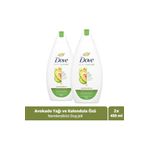Dove Care By Nature Nemlendirici Duş Jeli Avokado Yağı Ve Kalendula Özü Canlandırıcı 450 ml X2