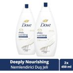 Dove Deeply Nourishing Nemlendirici 2x450 ml Duş Jeli