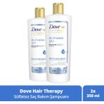 Dove Hair Therapy Hydration SPA %0 Sülfat 2x350 ml Saç Bakım Şampuanı