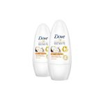 Dove Kadın Deodorant Hindistan Cevizi Rollon 50ml X2