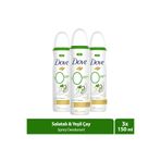 Dove Kadın Deodorant Salatalık & Yeşil Çay 150Ml X3