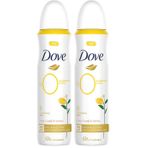 Dove Kadın Deodorant%0 Alüminyum Limon Çiçeği & Vanilya 150ml (2 paketi)