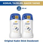 Dove Kadın Stick Deodorant Advanced Care Fresh Kokusuyla 72 Saat Koruma 50 ml X2 Parça