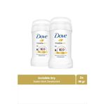 Dove Kadın Stick Deodorant Invisible Dry 1/4 Nemlendirici Krem Etkili 40ml X2 Adet