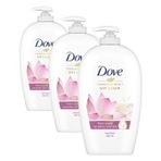 Dove Lotus Çiçeği ve Pirinç Sütü Sıvı Sabun 450 ml (3 paketi)