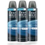 Dove Men Care Clean Comfort Sprey Deodorant 150 ml x 3 Erkekler İçin 72 Saat Koruma
