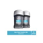 Dove Men +care Erkek Stick Deodorant Clean Comfort 50 Ml X2