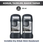 Dove Men +Care Erkek Stick Deodorant Invisible Dry 50 ml x2